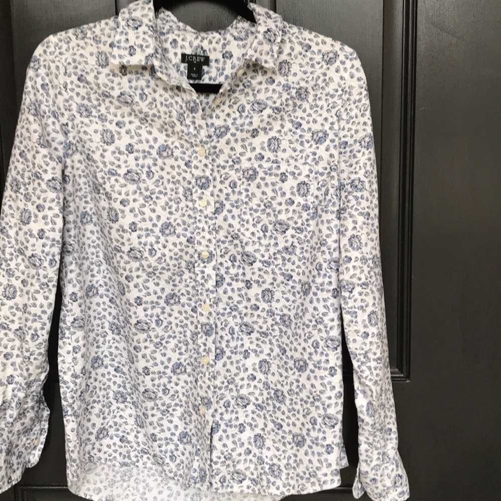 J Crew oxford Long sleeved shirt